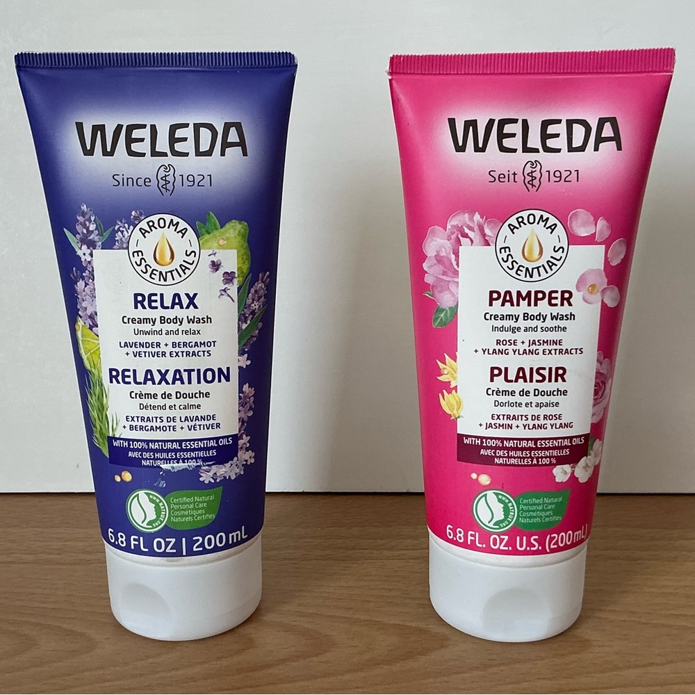Set of 2 WELEDA Creamy Body Wash